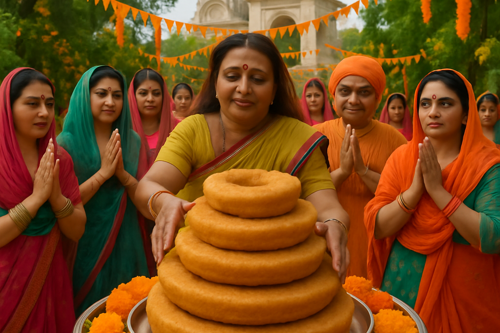 Ghewar Bhog Prasad in Vrindavan Dham During Sawan: A Sweet Symbol of Devotion