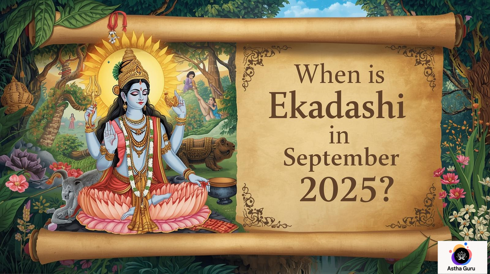 Ekadashi in September 2025: When is Parivartini Ekadashi? Know Dates, Significance, and Fasting Rituals
