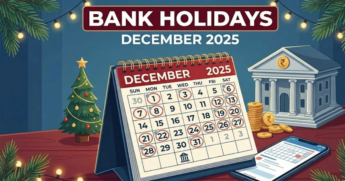 List of Bank Holidays in December 2025