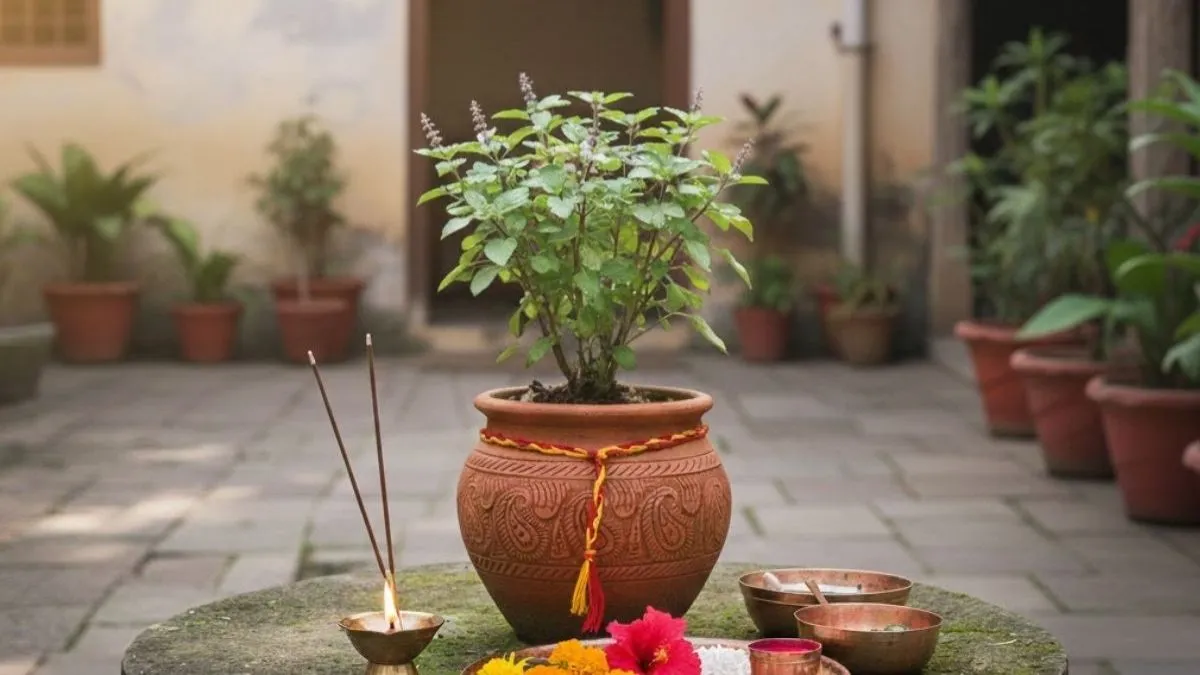 Tulsi in Temples: The Importance of Chandan Application