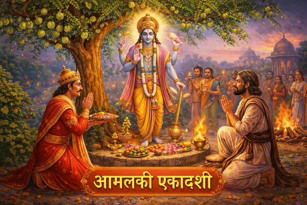 рдЖрдорд▓рдХреА рдПрдХрд╛рджрд╢реА рд╡реНрд░рдд рдХрдерд╛ рдФрд░ рдкреВрдЬрд╛ рд╡рд┐рдзрд┐ тАУ рд╕рдВрдкреВрд░реНрдг рдХрдерд╛, рдорд╣рддреНрд╡ рдФрд░ рд╡реНрд░рдд рдирд┐рдпрдо 13 Amalaki Ekadashi vrat Katha