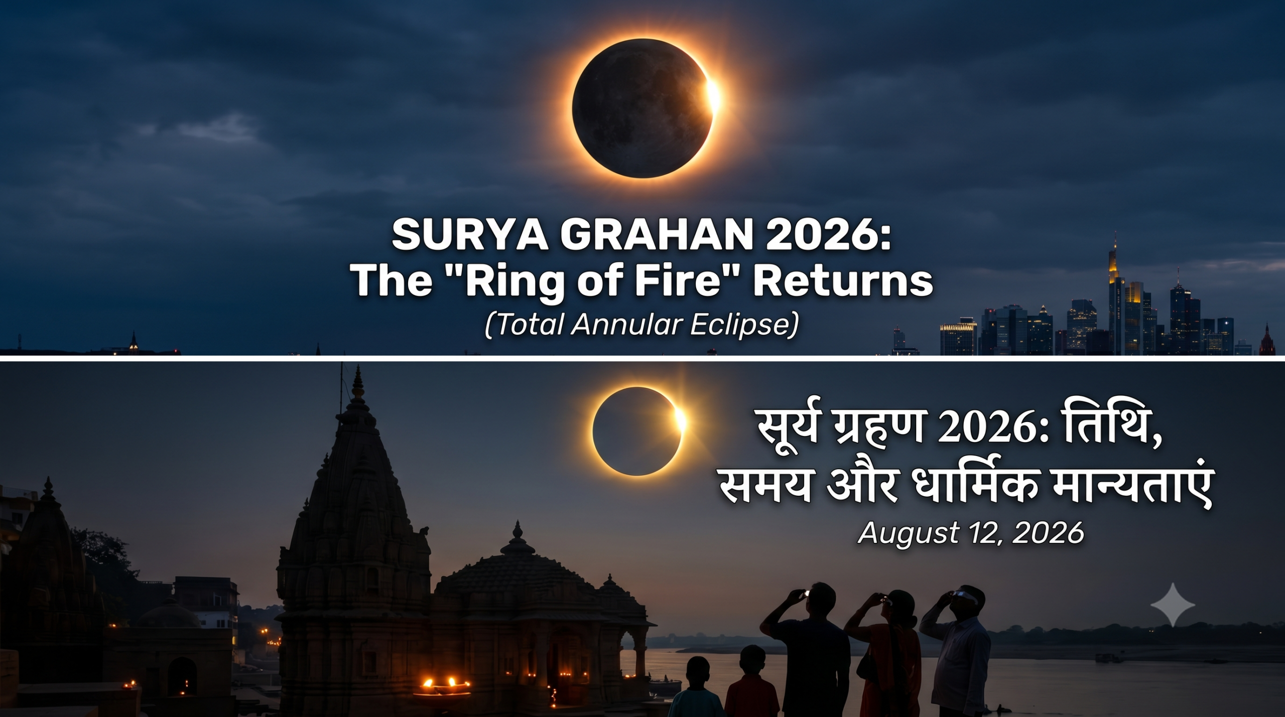 सूर्य ग्रहण 2026 कब है? देखें टाइम और किस जगह लगेगा सूर्य ग्रहण 1 surya grahan 2026