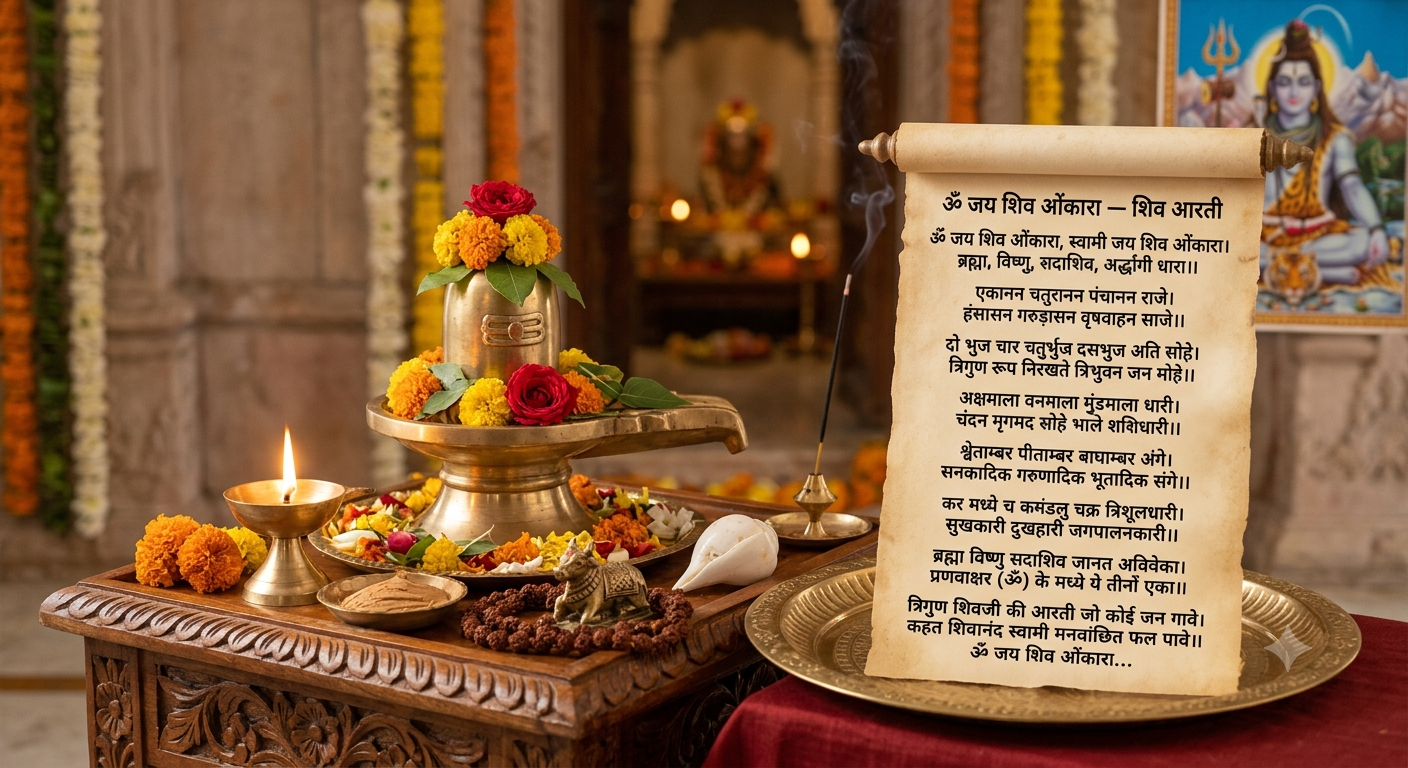 ॐ जय शिव ओंकारा — शिव आरती