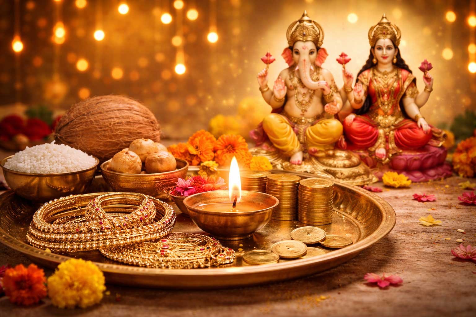 Gold: अक्षय तृतीया 2026 पर सोना खरीदने का शुभ मुहूर्त और राशियां 1 Gold: अक्षय तृतीया 2026 पर सोना खरीदने का शुभ मुहूर्त और राशियां